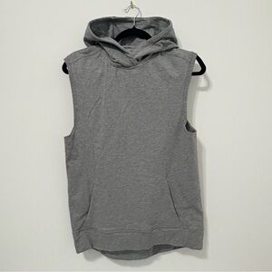 Lululemon | Blissed Out Sleeveless Hoodie | Sz 6 | Heathered Medium Grey | EUC
